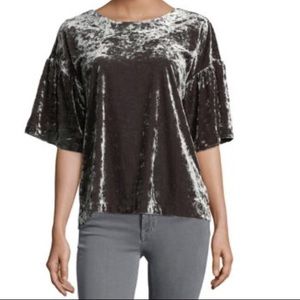 Velvet grey tee B Collection by Bobeau